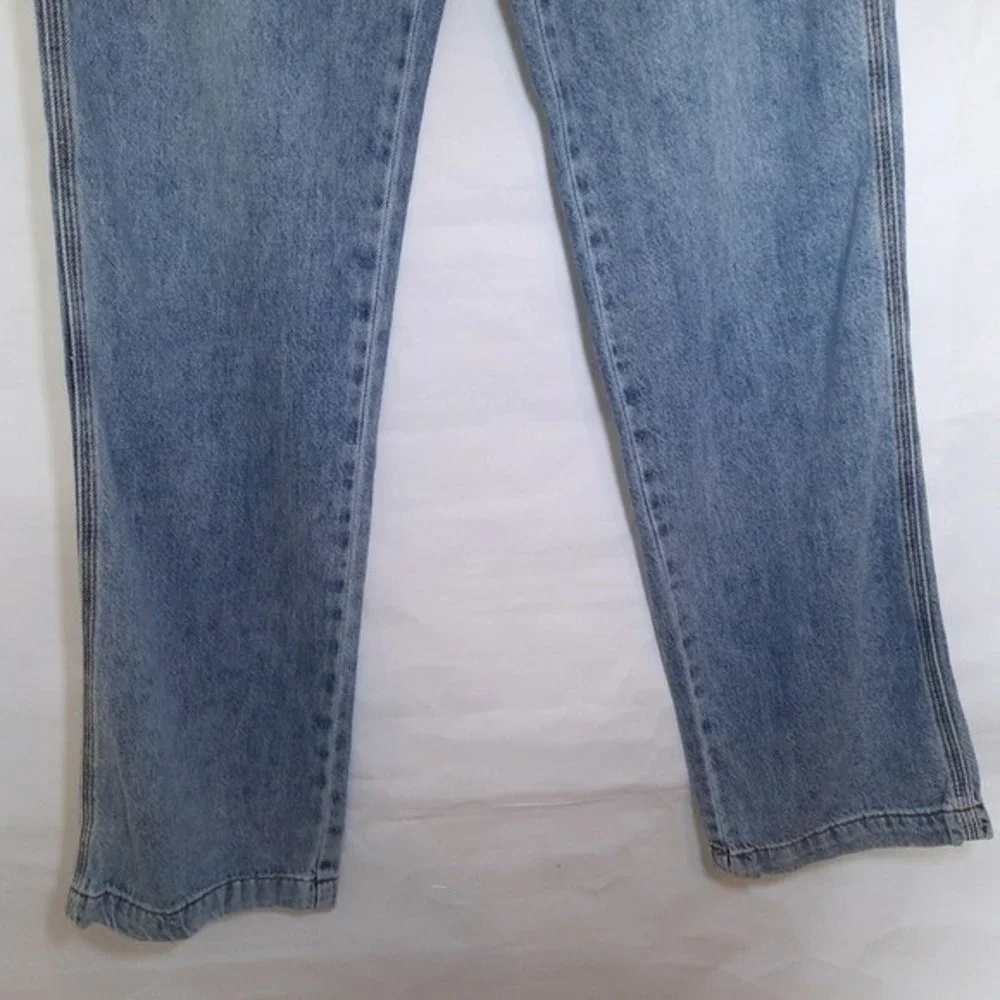 S O N G Jeans Women 29 Blue Y2K Utility Carpenter Cargo Relaxed Streetwear Denim